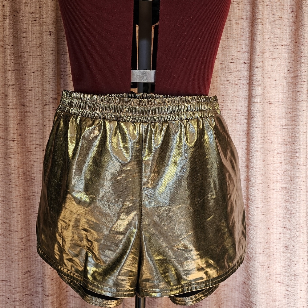Gold shorts